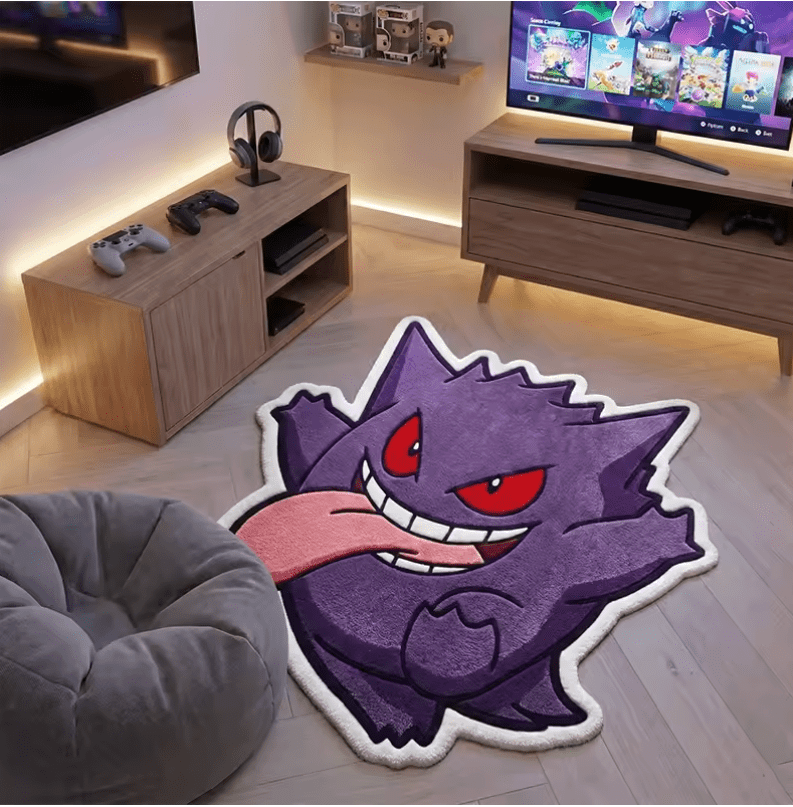 Gengar anime rug Pokémon