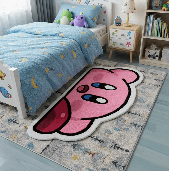Kirby soft rug for bedroom