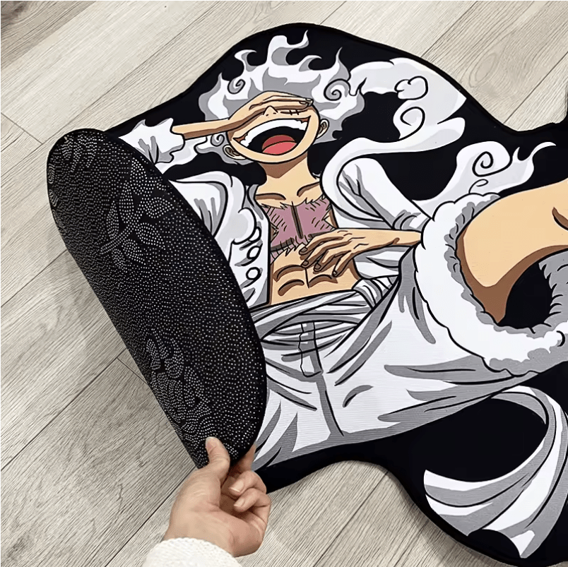 Luffy gaming room rug
